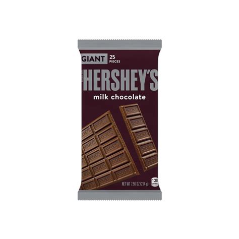 Hershey's Giant Milk Chocolate 25 Pieces - 214g - US FOOD, ihr online