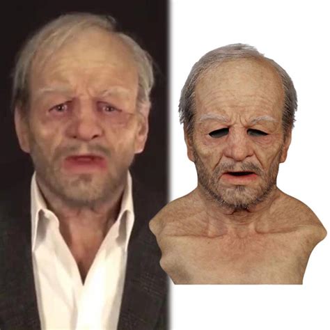 Хэллоуин Человеческая маска Старик - купить по доступным ценам в ...