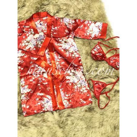 Jual Maiko Sexy Lingerie Costume Japanese Geisha Oriental Kimono Bra Set Shopee Indonesia