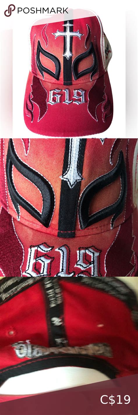 Rare Vintage WWE Rey Mysterio 619 Snapback Hat Cap Official Licensed WWE