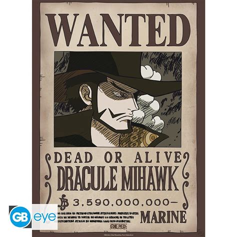 ONE PIECE - Poster Chibi 52x38 - Wanted Mihawk Wano - Abysse Corp