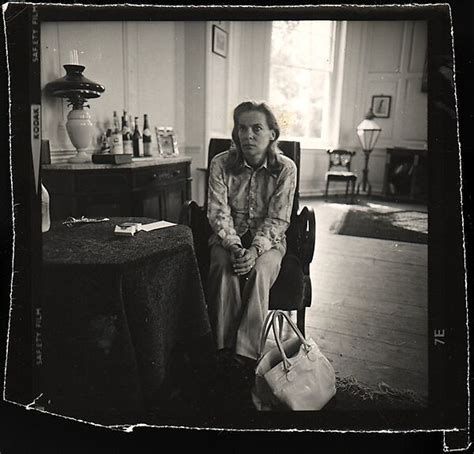 Walker Evans Caroline Blackwood Lowell Seated At Table England