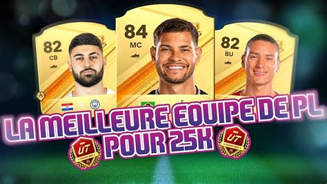 FUT 24 LA MEILLEURE EQUIPE DE PREMIER LEAGUE POUR 25K équipe