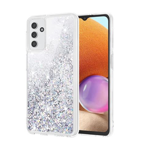 Husa compatibila cu Samsung Galaxy A54, cu Apa si Sclipici, Glitter