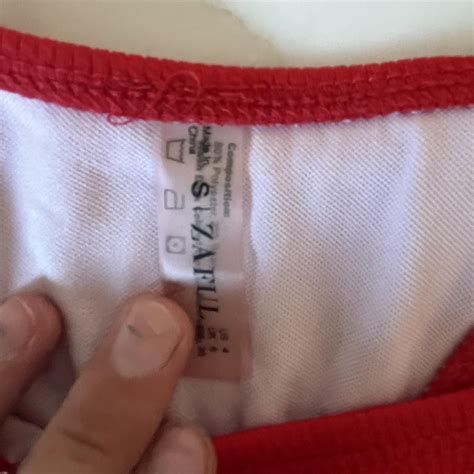 Red String Bikini From Zaful Swimwear Bikini Red Depop