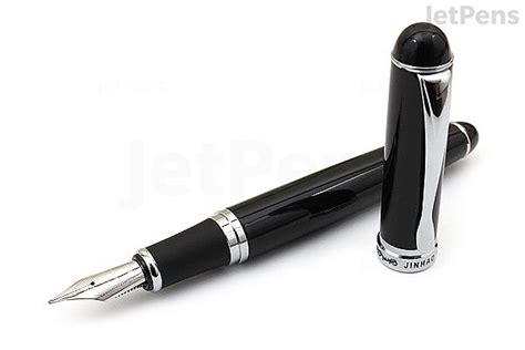 Jinhao X750 Fountain Pen - Broad Nib - Black | JetPens