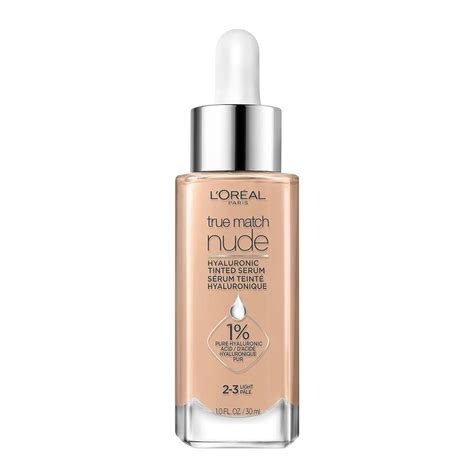 L'oréal paris true match nude hyaluronic tinted serum foundation с 1% ...