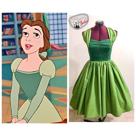 Belle Green Dress Costume