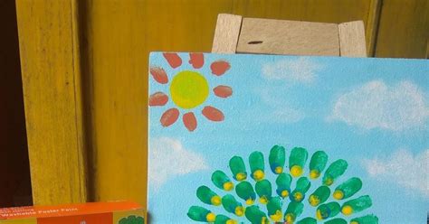 Gambar Finger Painting Anak Tk 42 Koleksi Gambar