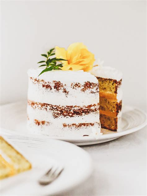 Naked Cake De Lim N Con Semillas De Amapolas Cuentos Y Az Car