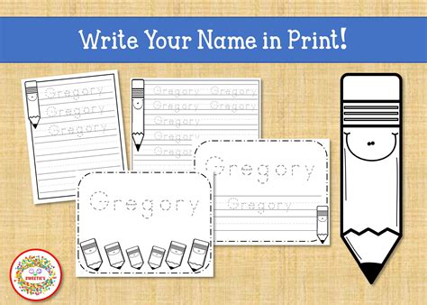 Name Tracing Handwriting Worksheet Personalized Name Writing Worksheet