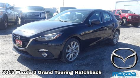 2015 Mazda 3 Grand Touring Hatchback Start Up Exterior Interior