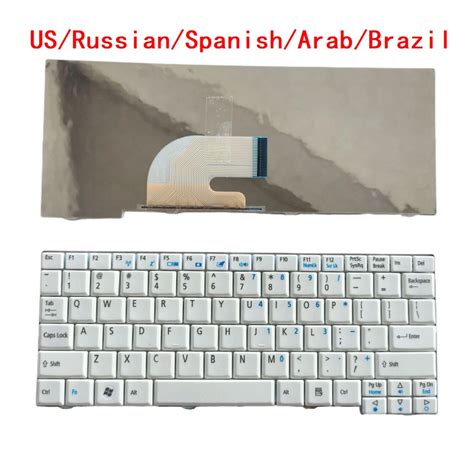 Teclado Acer Aspire One Eua Russo Espanhol Rabe Brasil Em250 Zg5 D150