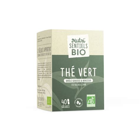 Complément Alimentaire Thé Vert Bio LABORATOIRES NUTRISANTE la boite