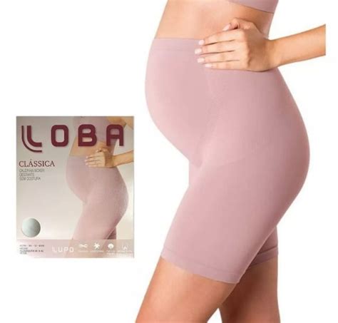 CALCINHA LOBA BOXER GESTANTE SEM COSTURA NUDE M La Donna Sexy