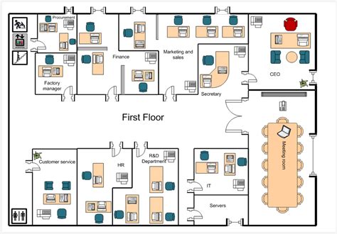 factory map footprint