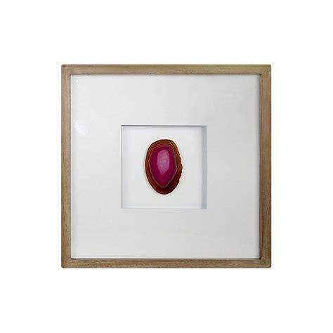 Purple Agate Shadow Box Framed Wall Art