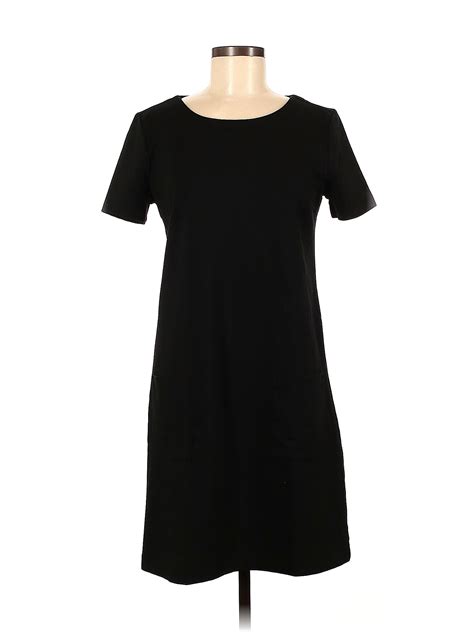 Gap Solid Black Casual Dress Size M 67 Off ThredUP