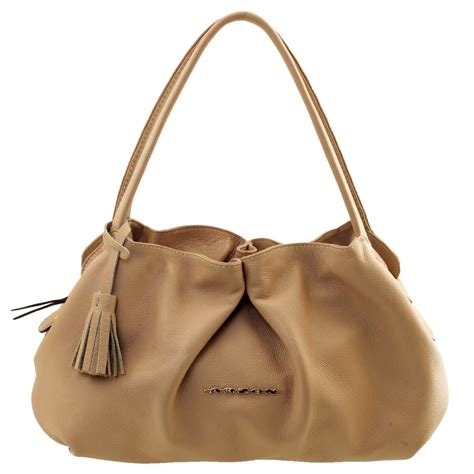 Bolsa Nude de Couro Legítimo ARZON