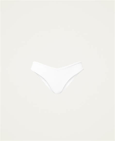 V Shaped Bikini Thong Woman White TWINSET Milano