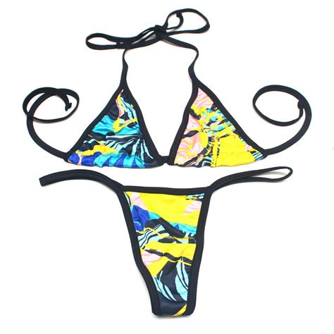 Micro Bikini Multi Color Swimwear Mini Bikini Set Daraz Lk