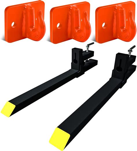 Amazon Sulythw Clamp On Pallet Forks 43 Total Length 2000lbs