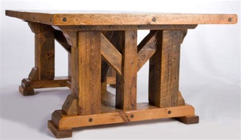 Timber Frame Farmhouse Dining Table - Etsy
