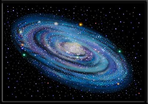 (700x494, 78Kb) | Galaxy drawings, Galaxy painting, Nebula