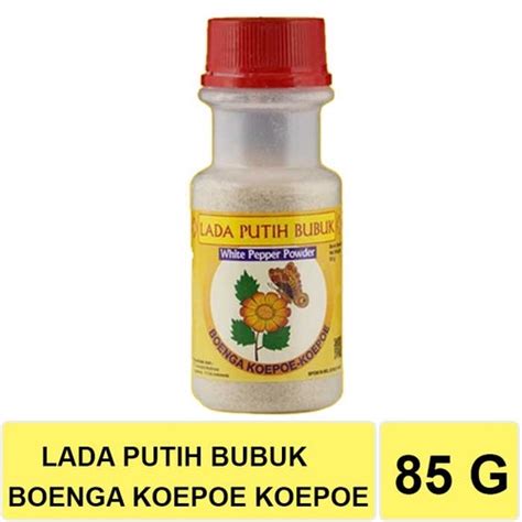 Jual Lada Putih Bubuk Bunga Koepoe Koepoe Gr Shopee Indonesia