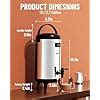 Amazon Wantjoin Pack Insulated Beverage Dispenser Cup Hot Cold Water Urn For Catering