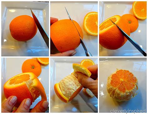 Youre Doing It Wrong Easiest Way To Peel An Orange Cleverly Inspired