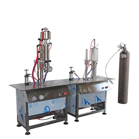 Spray Paint Semi Automatic Aerosol Gas Filling Machine China Aerosol