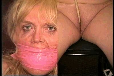 BOUND And GAGGED AMATEUR GIRLS 37 YR OLD TAVERN OWNER GETS BALLTIED WITH TAPE HANDGAGGED MOUTH
