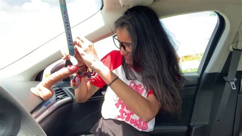 I Got Horny While Driving So I Stop To Fuck My Dildo In The Car For A Bit Vidéos Porno