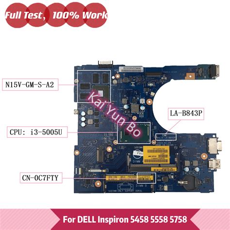 Mainboard Aal La B P For Dell Inspiron Laptop