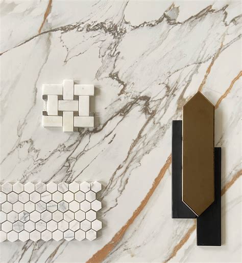 Clayton 3x12 Gold Metallic Picket Glossy Ceramic Tile