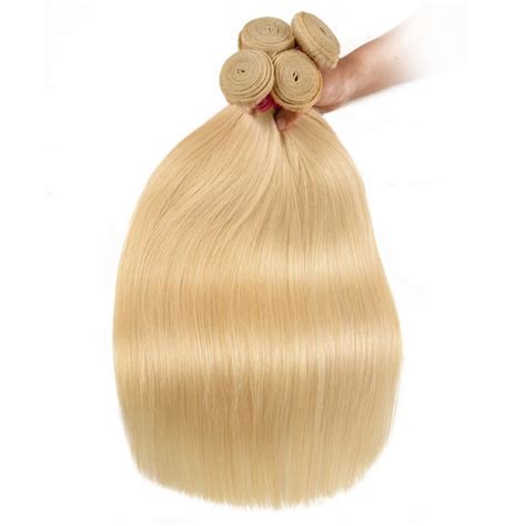 4pcs Unice 613 Blonde Hair Weave Bundles Straight Virgin Human Hair