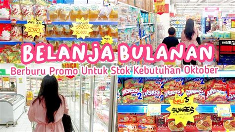 BELANJA BULANAN OKTOBER 2022 GROCERY SHOPPING GROCERY HAUL INDONESIA