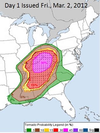 NOAA Issues Severe Weather Outlook Three Days Ahead of Tragic Tornado ...