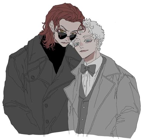 Pin by Ulia Elina on Оменсы in Good omens book Cute gay Face photography