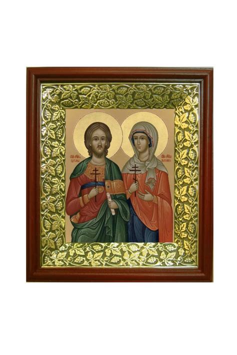 Купить икону Адриан и Наталья (26,5*29,7 см), арт СТ-09014-5 по ...