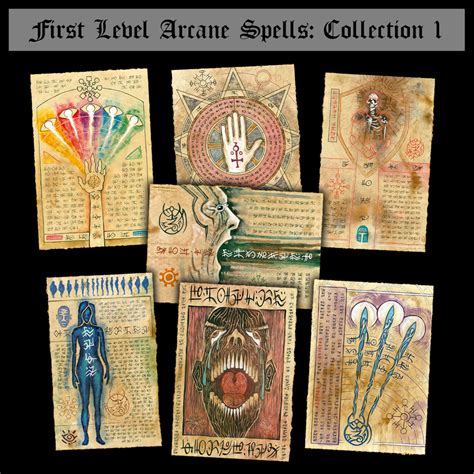 First Level Arcane Spells added to Scrollworks store!