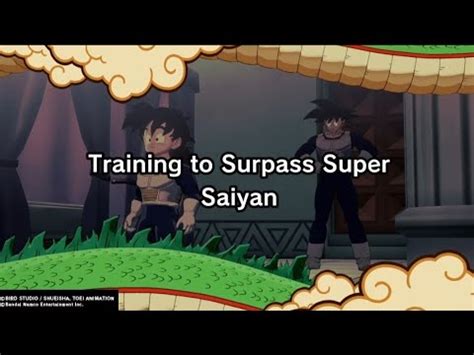 Dbz Kakarot Training To Surpass Super Saiyan Youtube