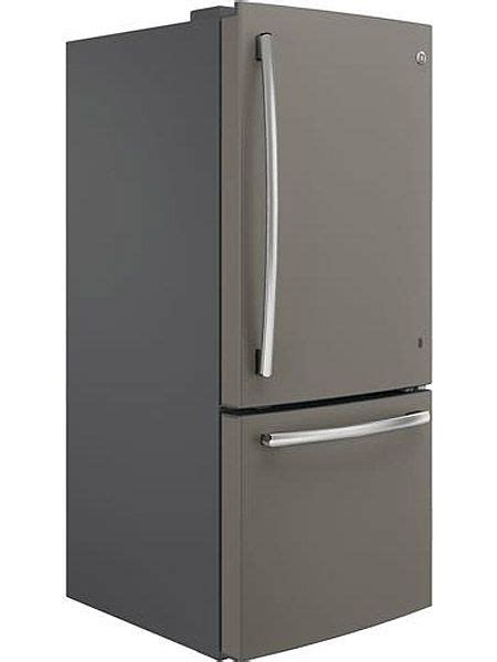 Ge Slate Bottom Freezer Refrigerator Gde21emkes