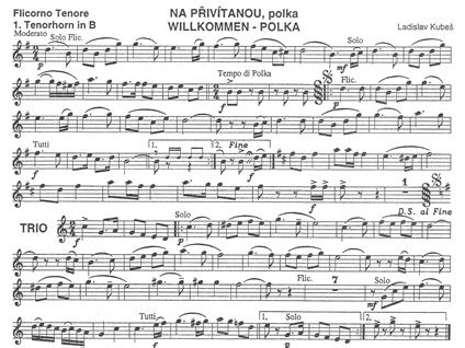 WILLKOMMEN POLKA POLKA NA PRIVATANOU GLORIA MUSIKVERLAG INTERNATIONAL