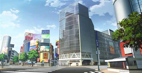 Shibuya Visual Novel Background By Giaonp On DeviantArt Anime