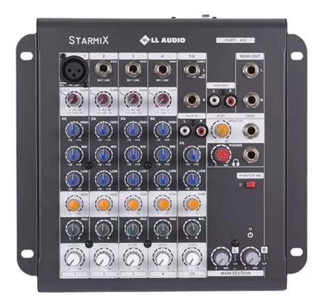 Mesa De Som Mixer 6 Canais Ll Starmix S602r Parcelamento Sem Juros