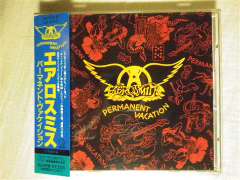 【目立った傷や汚れなし】『aerosmithpermanent Vacation1987』1991年発売mvcg 10廃盤国内盤