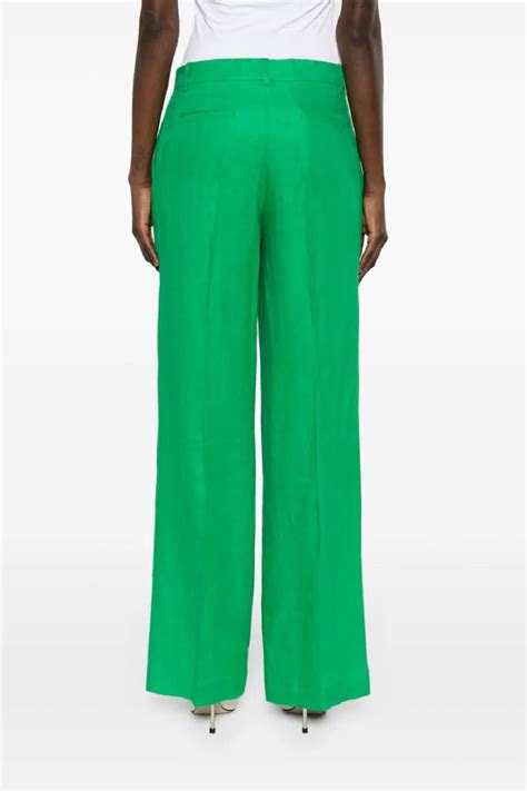 High Waist Wide Leg Linen Trousers Tiffany Boutique Cyprus