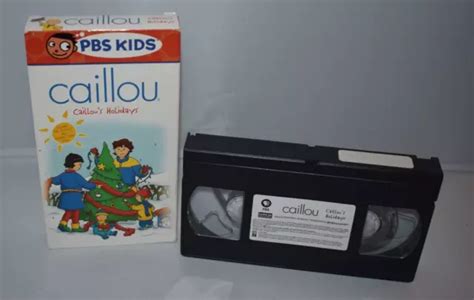 Caillou Caillous Holidays Vhs Video Tape Eur 920 Picclick Fr